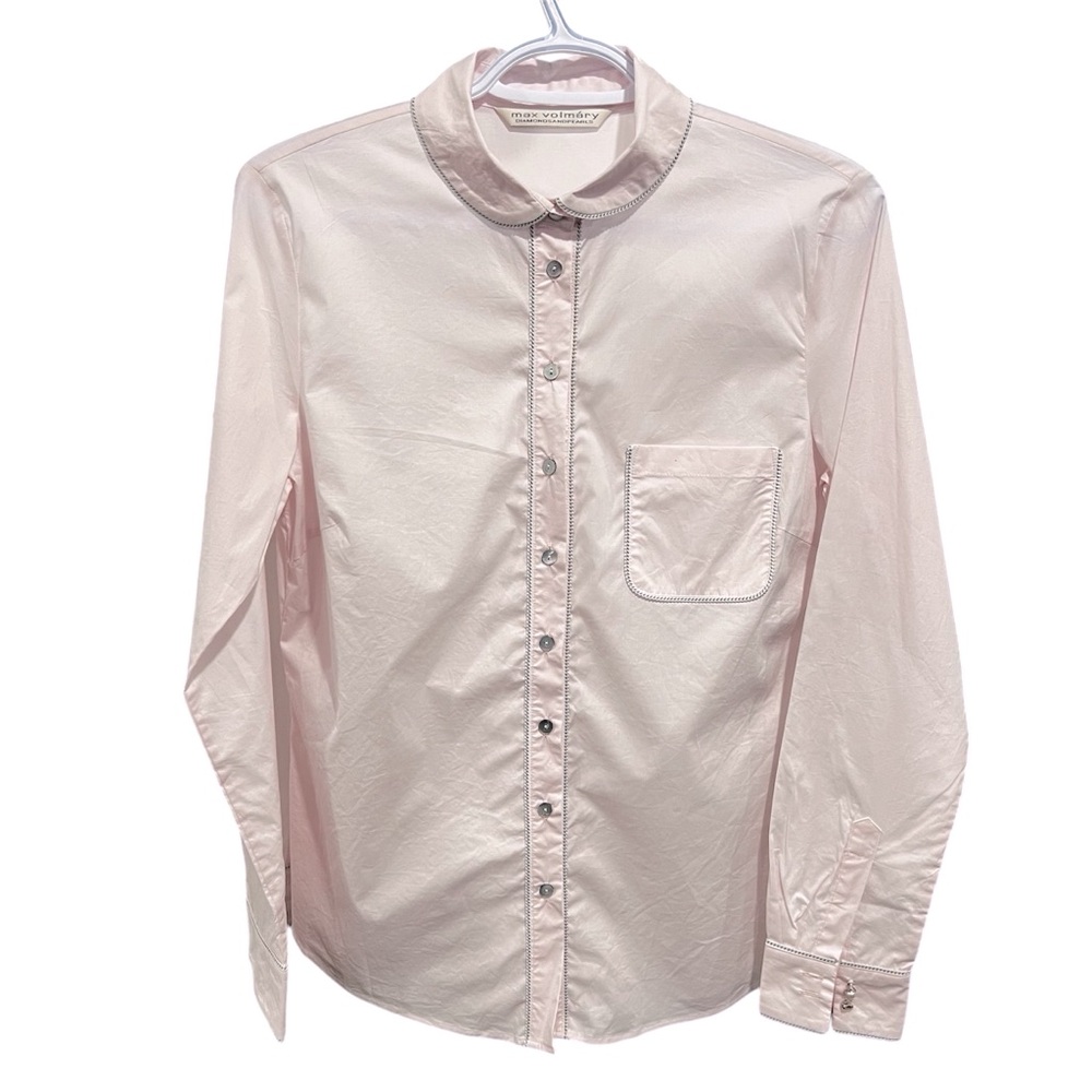 Max Volmáry Pink Button Down shirt - Size 6 - Cotton Blend - Like New